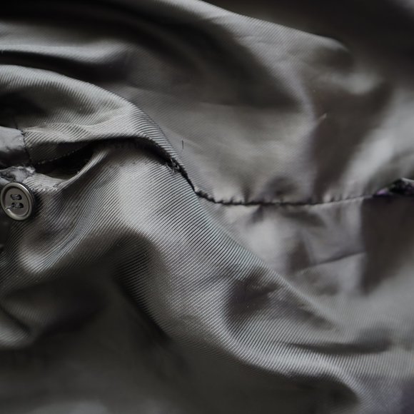 Wilson Men's Leather Vintage Coat Jacket, Genuine Black Leather Jacket, Large - Picture 6 of 15